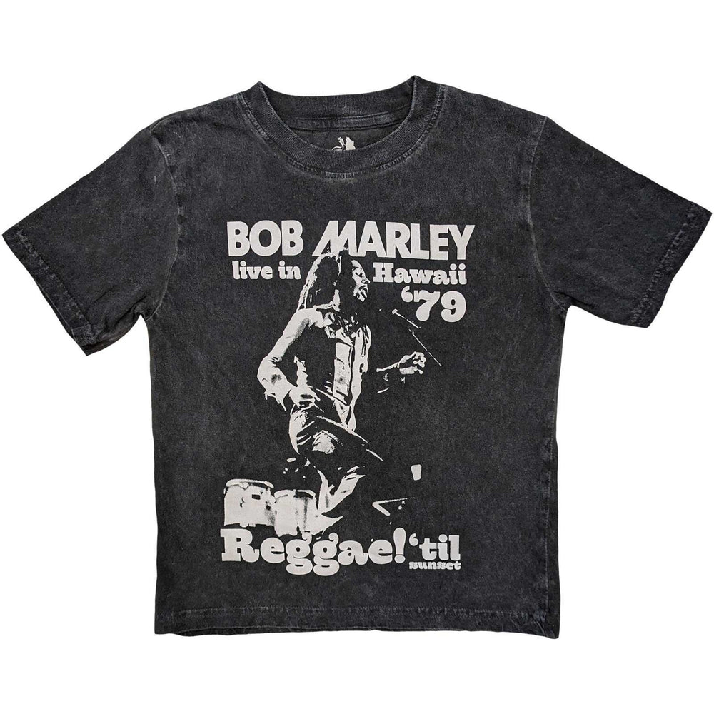 Bob Marley Kids T-Shirt: Hawaii Snow Wash
