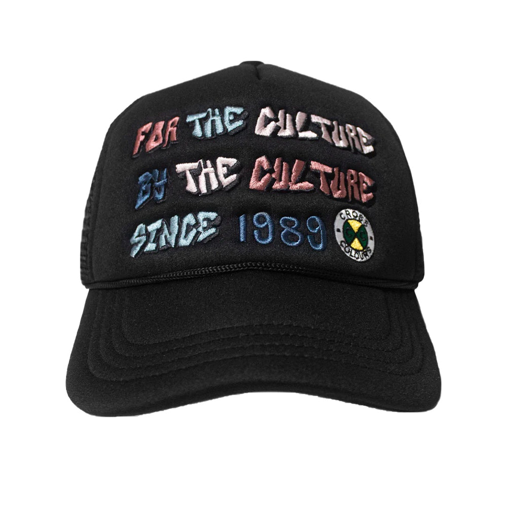 Cross Colours For The Culture Trucker Hat - Black