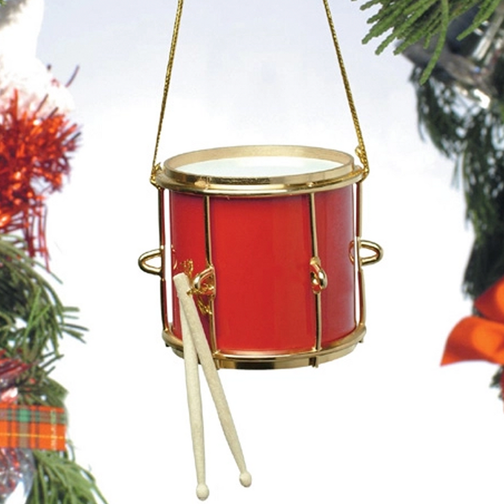 Red Marching Drum Ornament