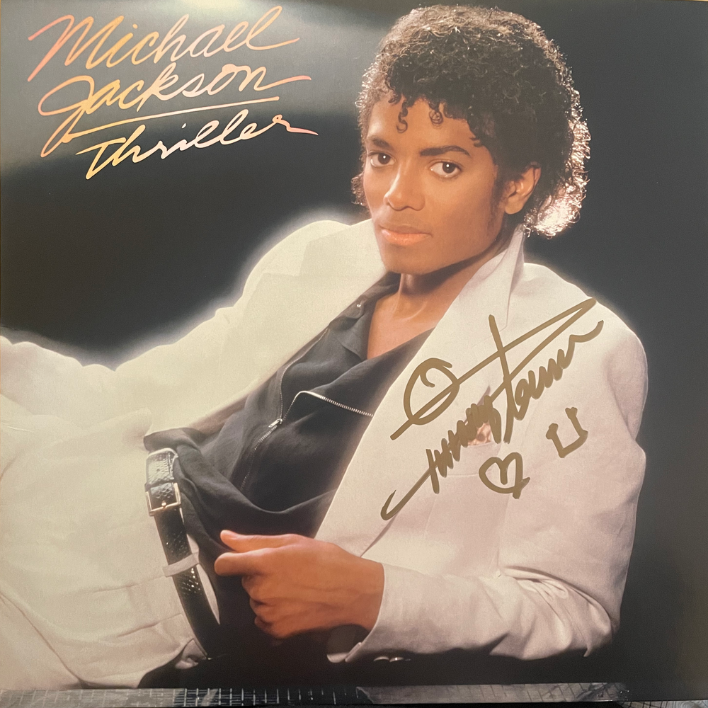Quincy Jones Signed Thriller Vinyl