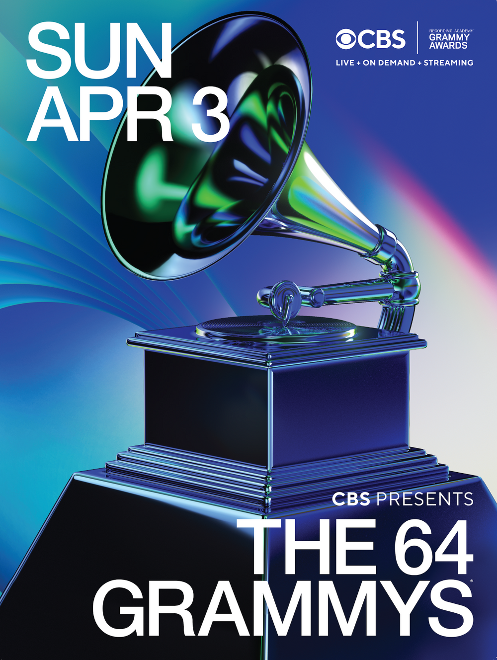 64 GRAMMYs OFFICIAL POSTER