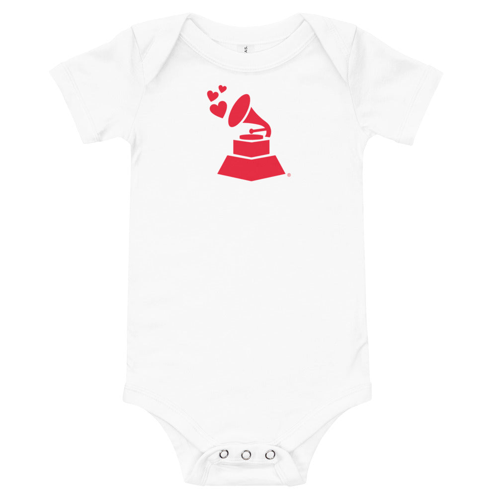 Baby Short Sleeve Onesie - Heart Logo