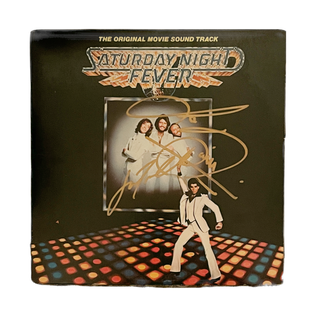 Signed Vinyl Saturday Night Fever - Barry Gibb