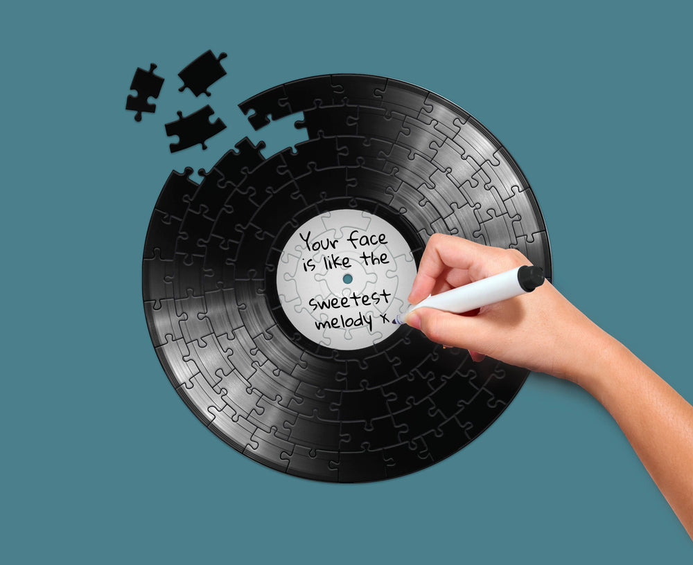Pikkii - 12" PERSONALIZED RECORD JIGSAW PUZZLE